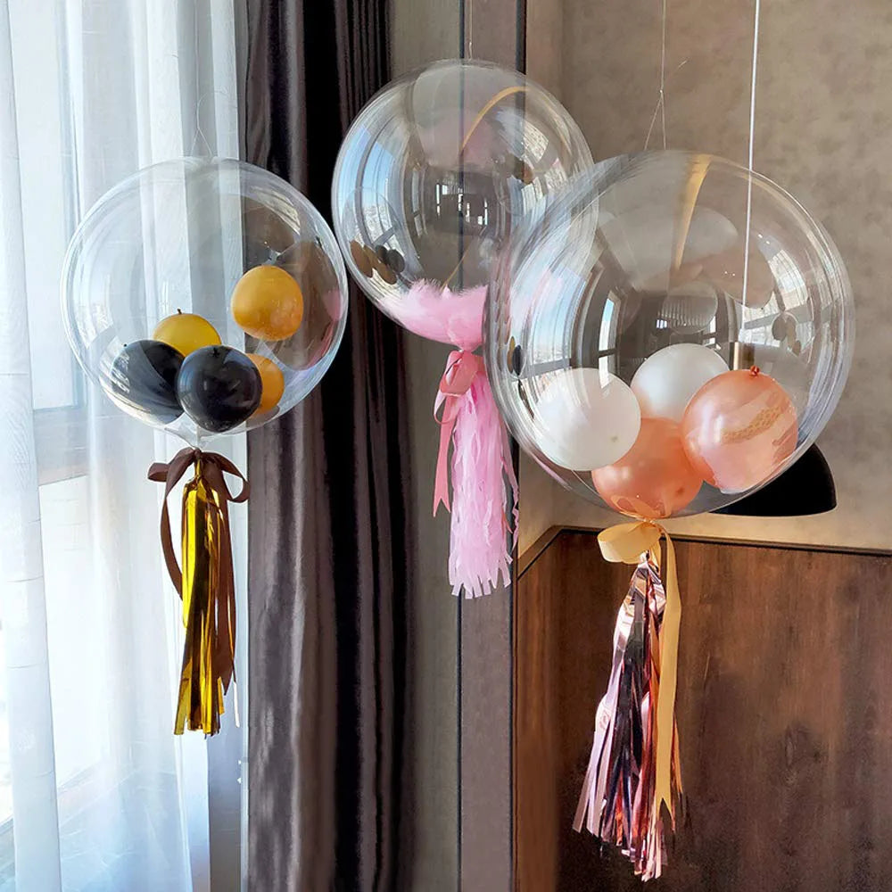 Clear Bobo Bubble Balloons – 18, 20, 24 & 36 Inch
