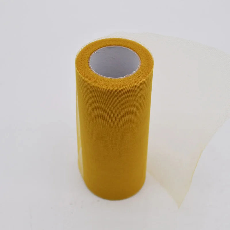 Tulle Roll – 25 Yards x 6 Inch Tissue Fabric Spool for Weddings, Baby Showers & Party Decor