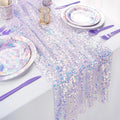 Iridescent Sequin Table Runner – 180 x 30cm Glitter Party & Wedding Decor