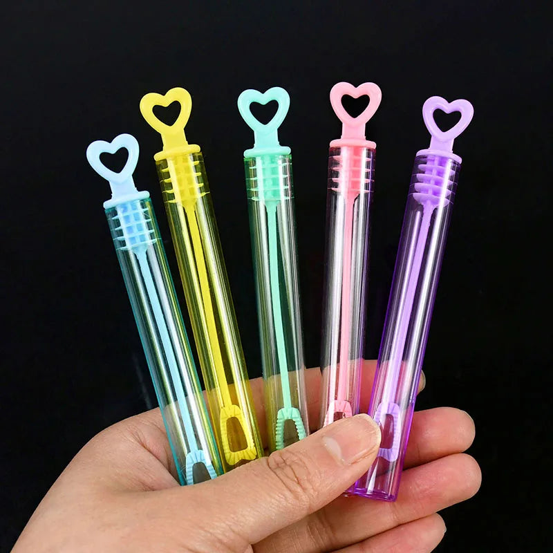Colorful Bubble Wand Soap Bottles – Party Favors for Kids (10/20/30/50pcs)