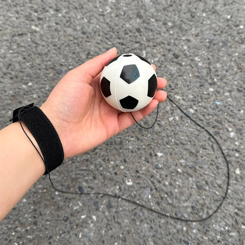 Wrist Strap Bouncy Ball Set – Kids Sports Party Favors