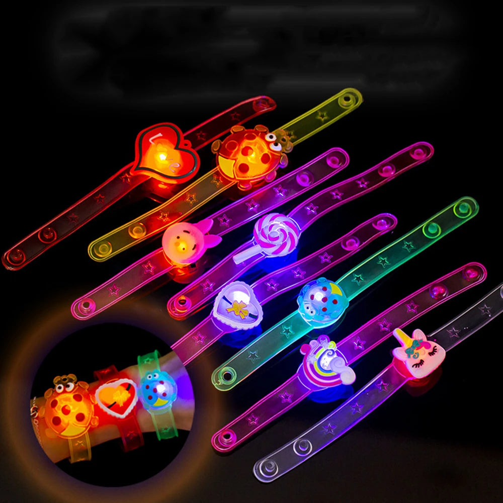 LED Light-Up Wristband Watches for Kids – 12 or 24 Pack