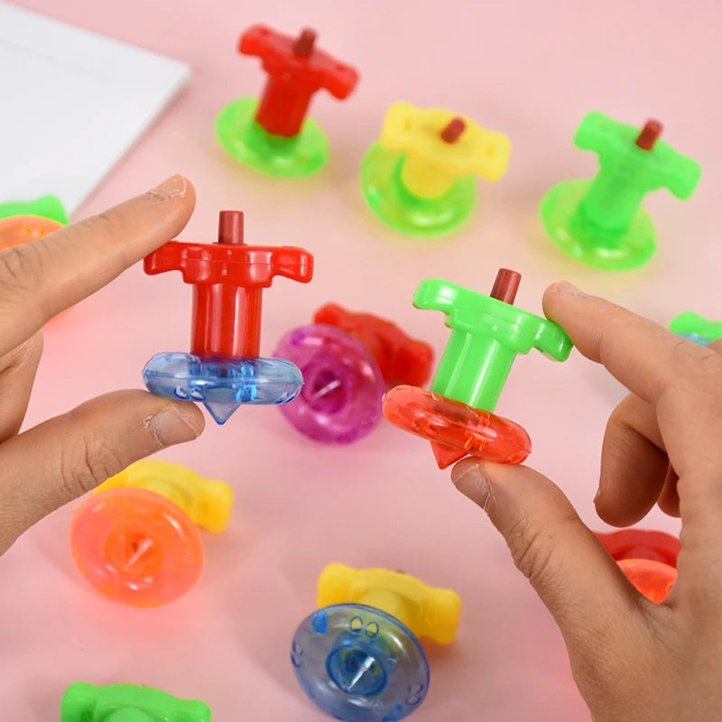 Mini Torsion Speed Gyro Spinning Toys – 12 or 20 Pcs Kids Party Favors & Pinata Fillers