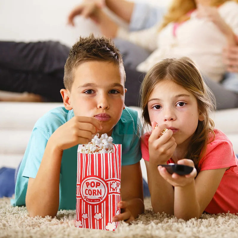 Paper Popcorn Bags – Party & Movie Night Snack Bags