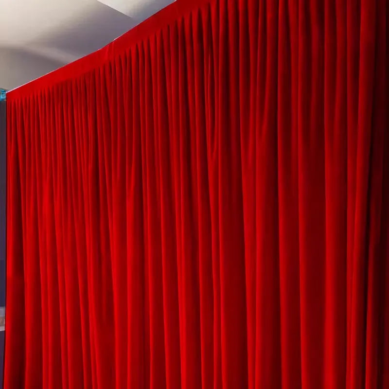 Velvet Backdrop Curtain – Wrinkle-Free, 11 Colors & 6 Sizes