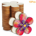 Unfinished Wooden Flower Discs – DIY Craft Blanks