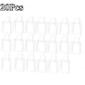 Clear Vinyl Gift Bags with Handles – Reusable Transparent Tote Bags for Party Favors, Weddings & Gifting (10 or 20 Pcs)