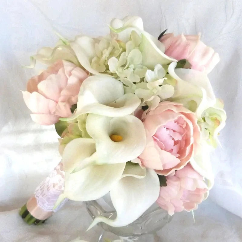 Real Touch Calla Lily Artificial Flowers – Wedding Bouquet & Home Decor (5 & 10 Pack)