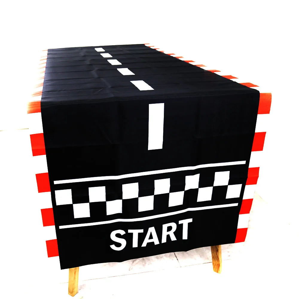 Race Car Party Supplies – Checkered Flag Tableware & Decor