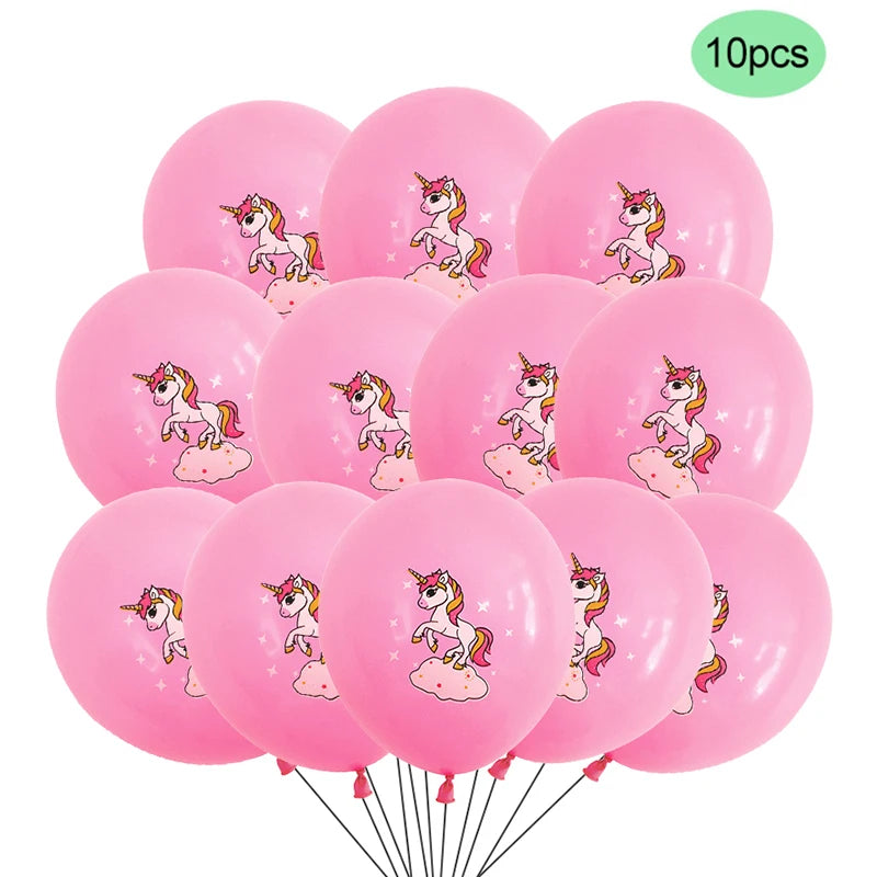 Unicorn Party Balloons & Supplies – Foil Balloons, Number Balloons, Tableware & Decorations