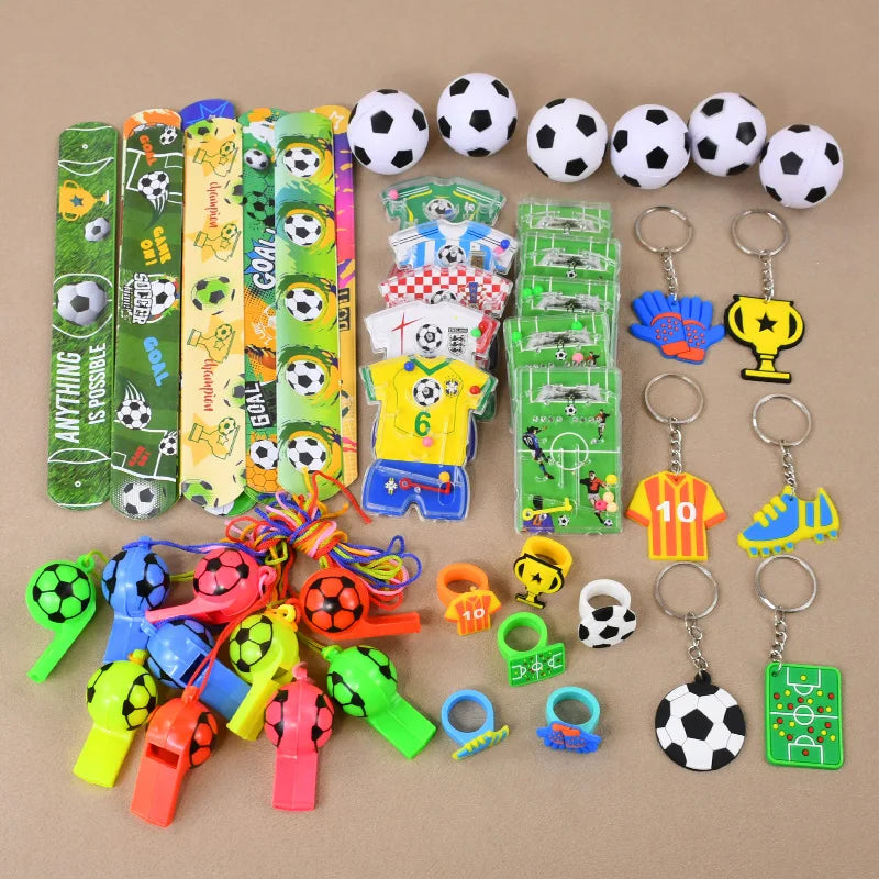 Soccer Party Favors for Kids – Football Theme Bracelets, Keychains, Yoyos, Medals & More