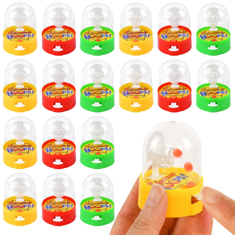 Mini Finger Basketball Shooting Game Toys – Kids Party Favors & Pinata Fillers (12 & 24 Pack)