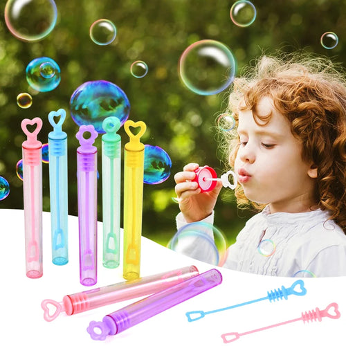 Colorful Bubble Wand Soap Bottles – Party Favors for Kids (10/20/30/50pcs)
