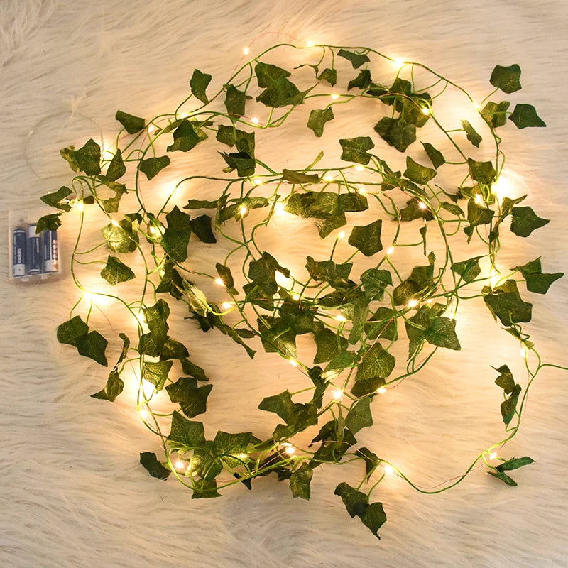 Ivy Vine Fairy String Lights – Wedding & Party Wall Decor
