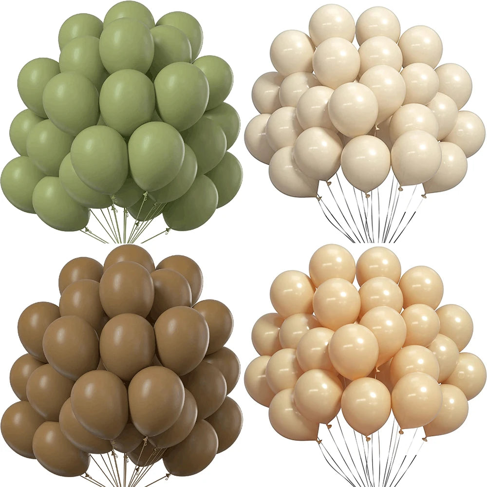 Retro Matte Latex Balloons – 10, 20 or 30 Pack