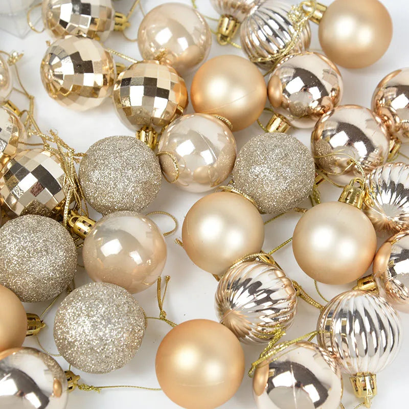 Christmas Ball Ornaments – 6 or 24 or 36 Pcs Shatterproof Hanging Tree Baubles for Xmas & New Year Decor