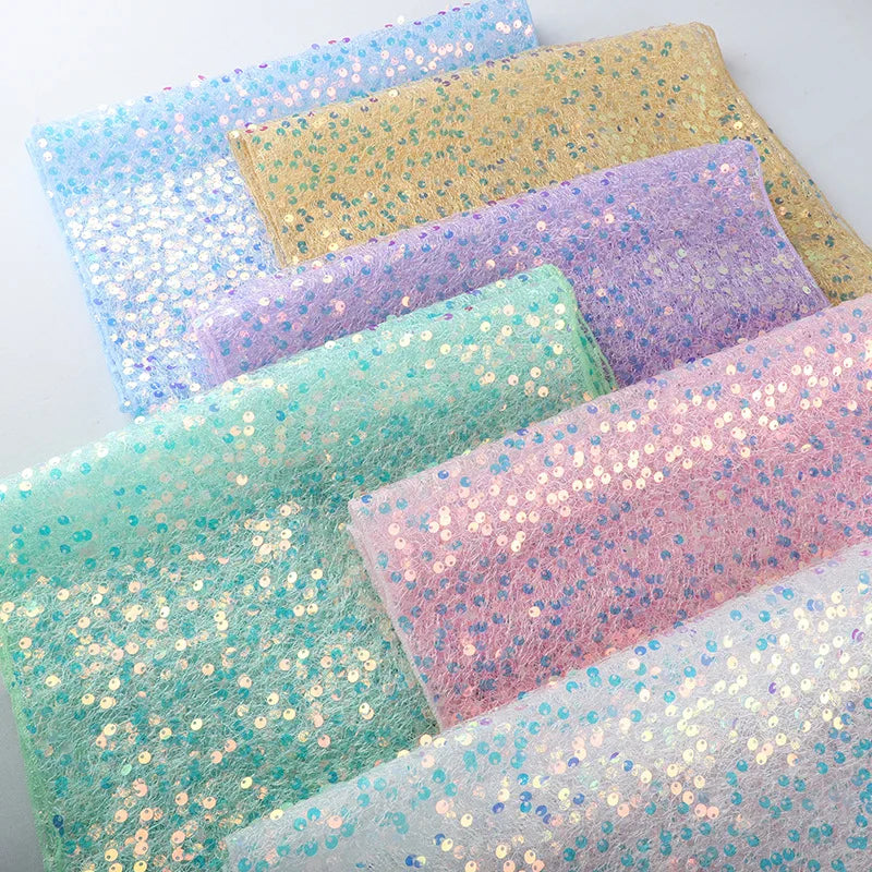 Iridescent Sequin Table Runner – 180 x 30cm Glitter Party & Wedding Decor