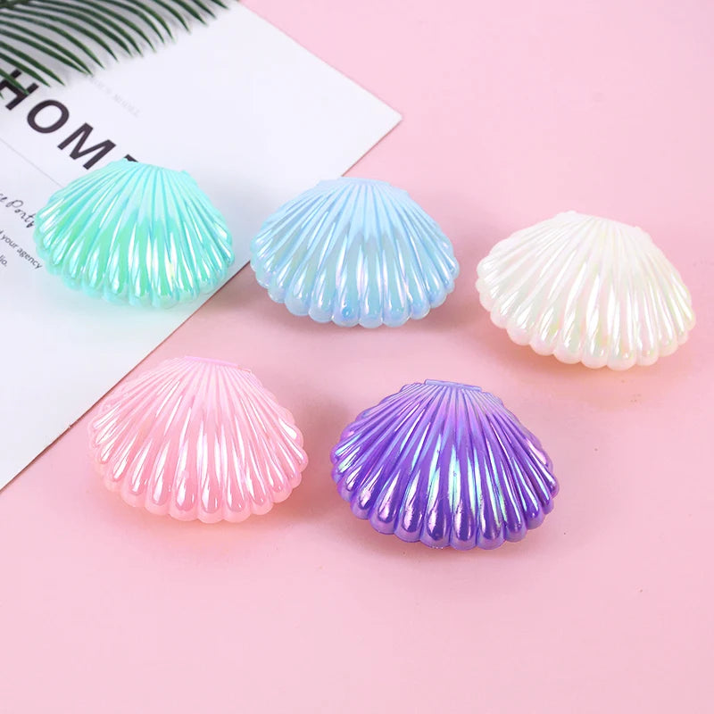 Shell-Shaped Candy Gift Boxes – Mermaid Party Favors & Jewelry Storage (5 & 10 Pack)