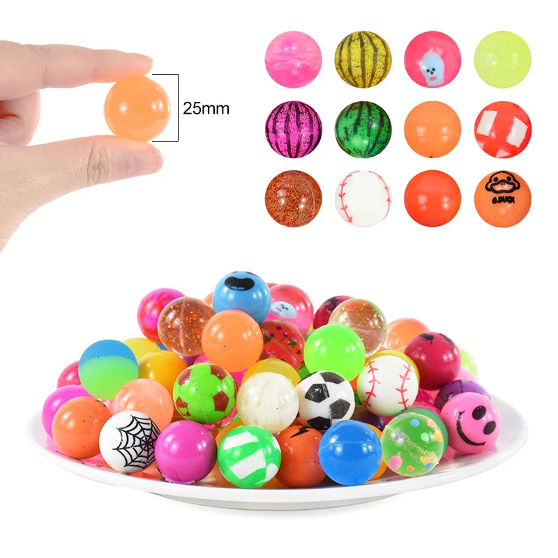 Bouncy Ball Party Favors – Rubber Bouncing Balls for Kids (10, 20 & 50 Pack)