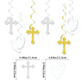 First Communion Hanging Swirls – Baptism & Religious Party Decor