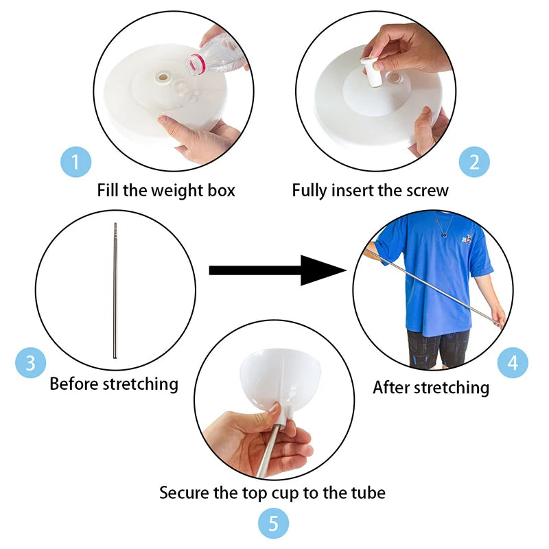Adjustable Balloon Column Stand – Table & Floor Pillar Kits