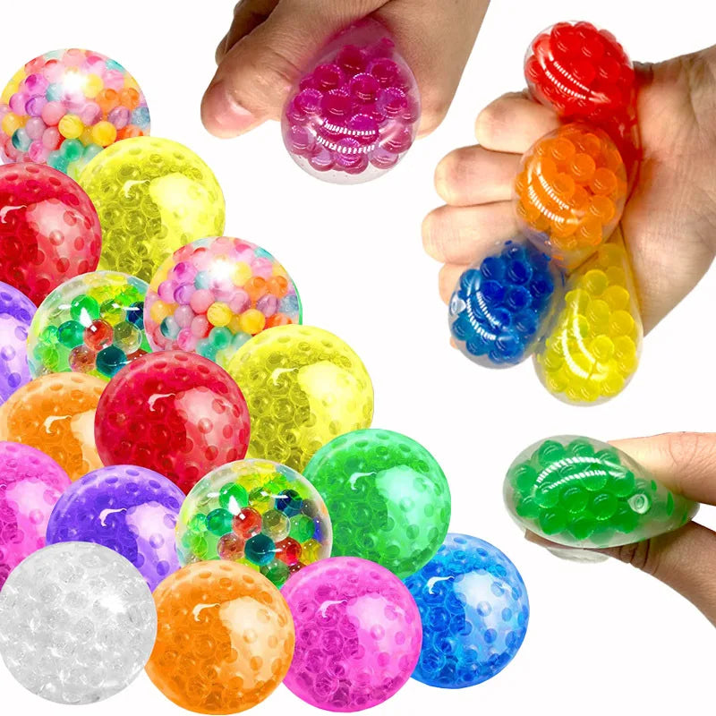 Squeeze Grape Stress Relief Balls – Sensory Toy for Kids, Party Favors & Pinata Fillers (5, 10 & 20 Pack)