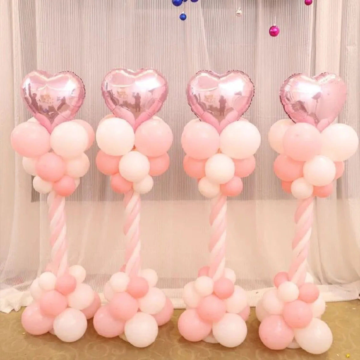 Adjustable Balloon Column Stand – Table & Floor Pillar Kits