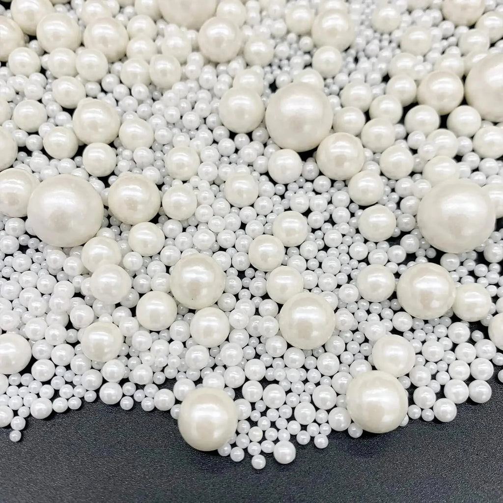Pearl Sugar Sprinkles – 130g Mixed-Size Cake & Cupcake Decorating Beads