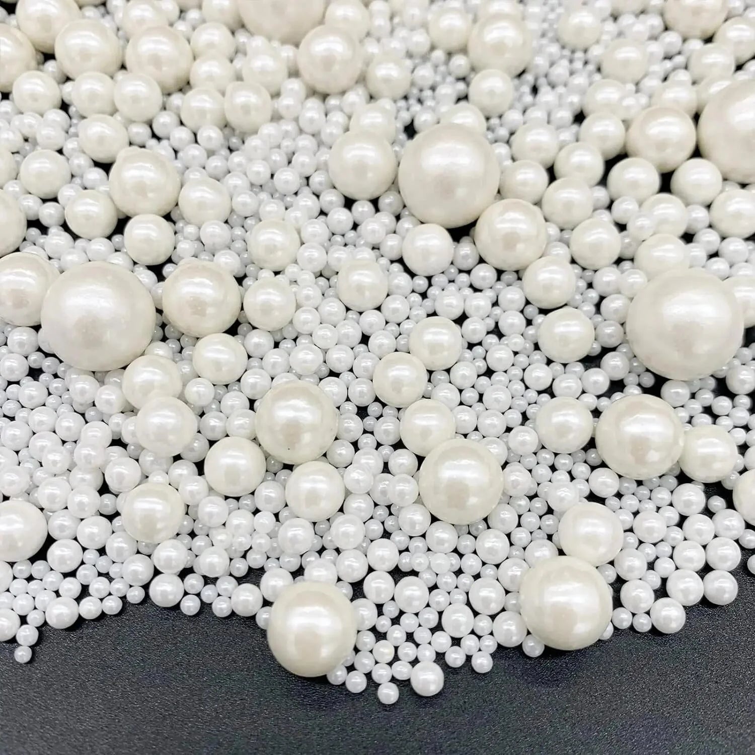 Pearl Sugar Sprinkles – 130g Mixed-Size Cake & Cupcake Decorating Beads