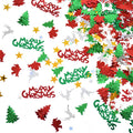 Christmas Table Confetti – Xmas Tree & Snowflake Sequin Mix