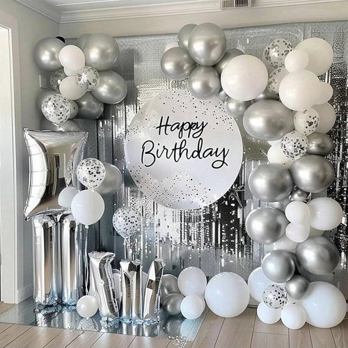 10-Inch Latex Balloons – 30-Piece Color Combination Set for Birthdays, Weddings, Baby Showers & Party Decorations