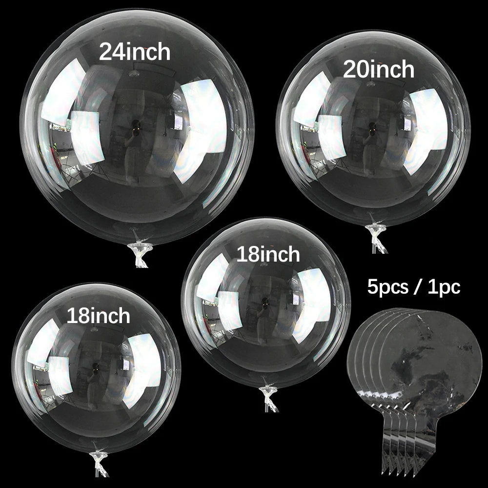 Clear Bobo Bubble Balloons – 18, 20, 24 & 36 Inch