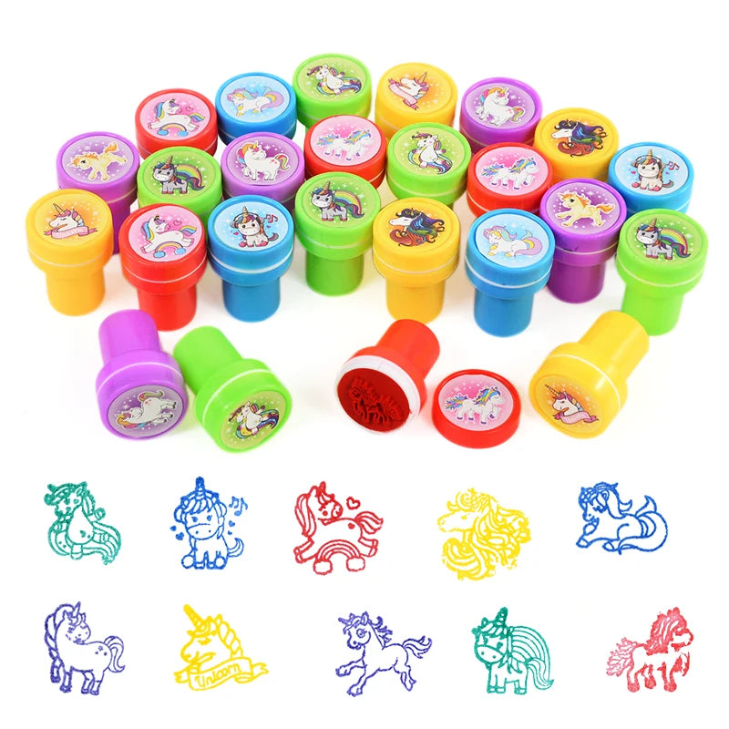 Self-Ink Animal Stamps for Kids – Party Favors & Goody Bag Fillers (10 Pack)