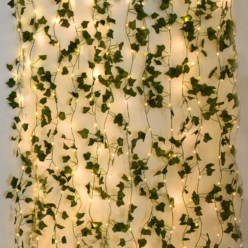 Ivy Vine Fairy String Lights – Wedding & Party Wall Decor