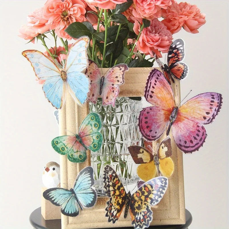 3D Butterfly Decorations – 36 Pcs Watercolor Wall Decor