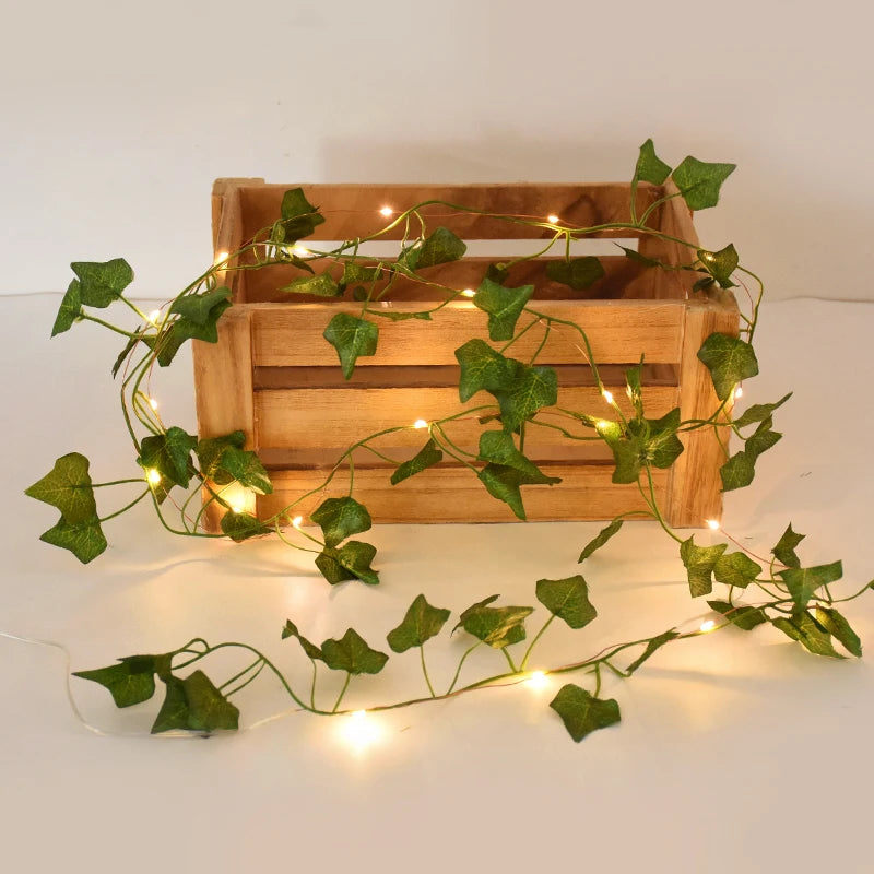 Ivy Vine Fairy String Lights – Wedding & Party Wall Decor