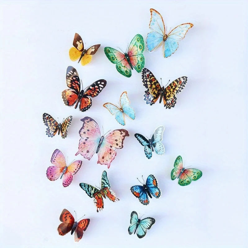 3D Butterfly Decorations – 36 Pcs Watercolor Wall Decor