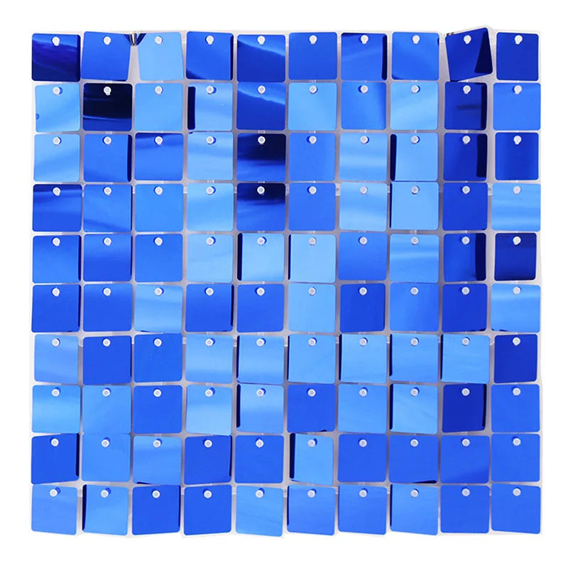 Glitter Sequin Backdrop Wall Panels – 30+ Colors, 6–30 Pcs