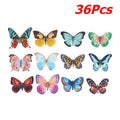 3D Butterfly Decorations – 36 Pcs Watercolor Wall Decor