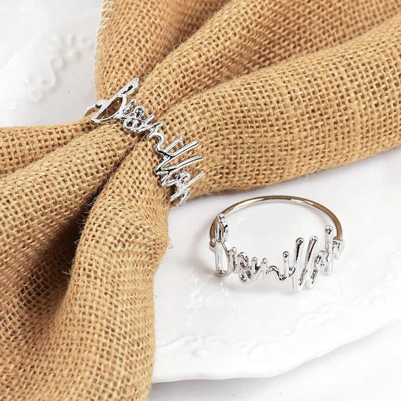 Bismillah Napkin Rings – Eid & Wedding Table Decor