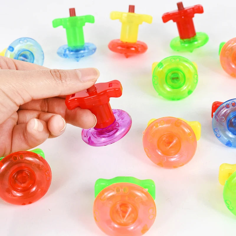 Mini Torsion Speed Gyro Spinning Toys – 12 or 20 Pcs Kids Party Favors & Pinata Fillers
