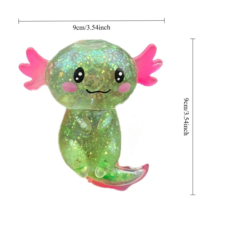 Colorful Axolotl Squishy Fidget Toy