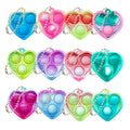 Mini Pop Fidget Keychain – Bulk Party Favors, 10–50 Pack