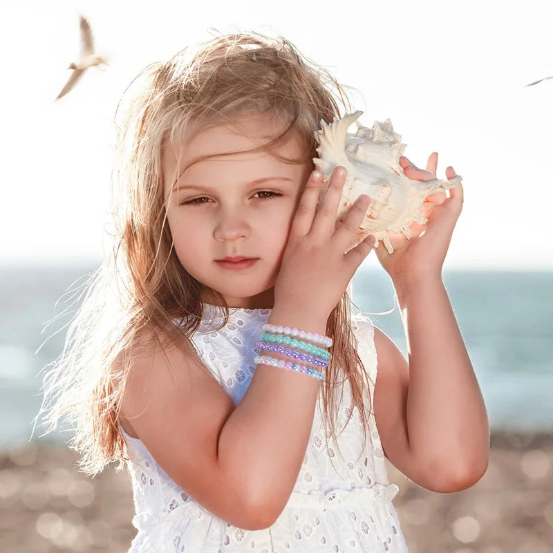 Colorful Beads Bracelets for Kids – 10 to 50 Pcs Party Favors, Pinata Fillers & Baby Shower Gifts