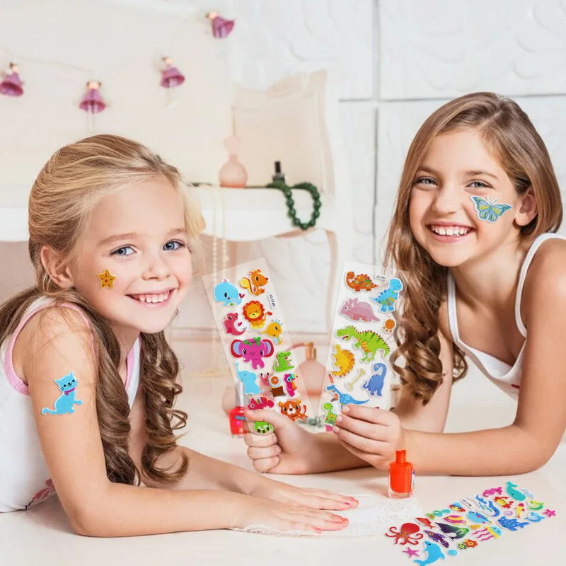 3D Bubble Sticker Sheets – Kids Party Favors & Scrapbooking