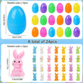 Easter Eggs & Bunny Figurines Set – Egg Hunt & Basket Fillers
