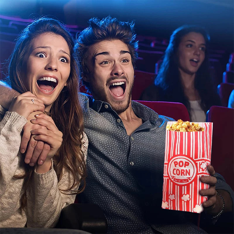 Paper Popcorn Bags – Party & Movie Night Snack Bags