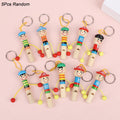Wooden Pirate Whistle Keychains – Kids Party Favors & Goodie Bag Fillers