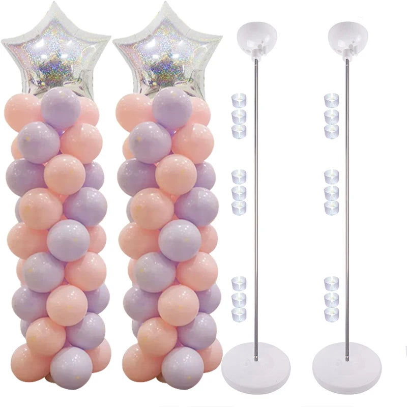 Adjustable Balloon Column Stand – Table & Floor Pillar Kits