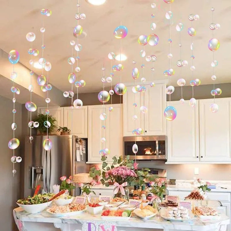 Bubble Circle Garland – Ocean & Mermaid Party Hanging Decoration (1 or 2 Pcs)